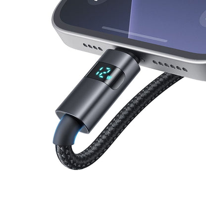 Daten- und Ladekabel USB-A - Lightning McDodo CA-6490 Display, 18W, 1.2m, Schwarz