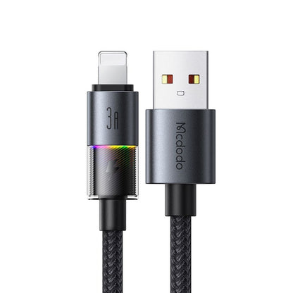 Câble de Données et de Charge USB-A - Lightning McDodo CA-8170 Colorful, 18W, 1.2m, Noir
