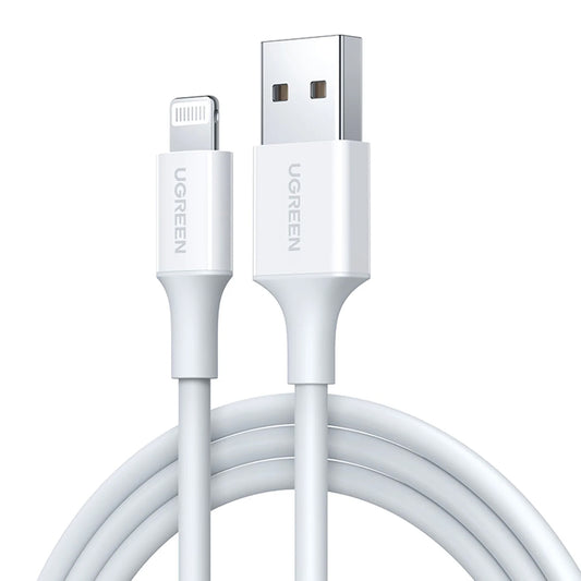 Cavo Dati e Ricarica USB-A - Lightning UGREEN US155 (20730), 18W, 2m, Bianco