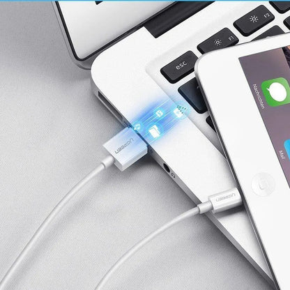 Cavo Dati e Ricarica USB-A - Lightning UGREEN US155 (20730), 18W, 2m, Bianco