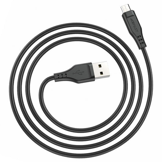 Câble de Données et de Charge USB-A - microUSB Acefast C3-09, 18W, 1.2m, Blanc