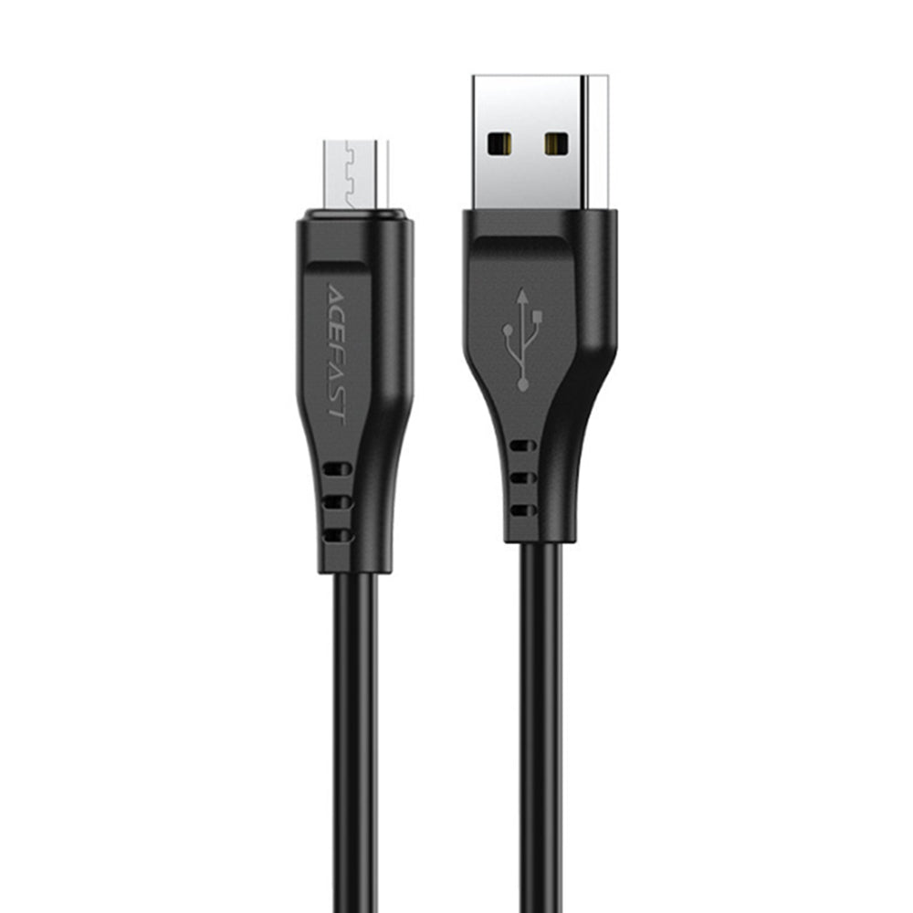 Daten- und Ladekabel USB-A - microUSB Acefast C3-09, 18W, 1,2m, Schwarz