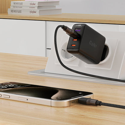 Câble de Données et de Charge USB-A - USB-C Acefast C10-04, 18W, 1.2m, Noir