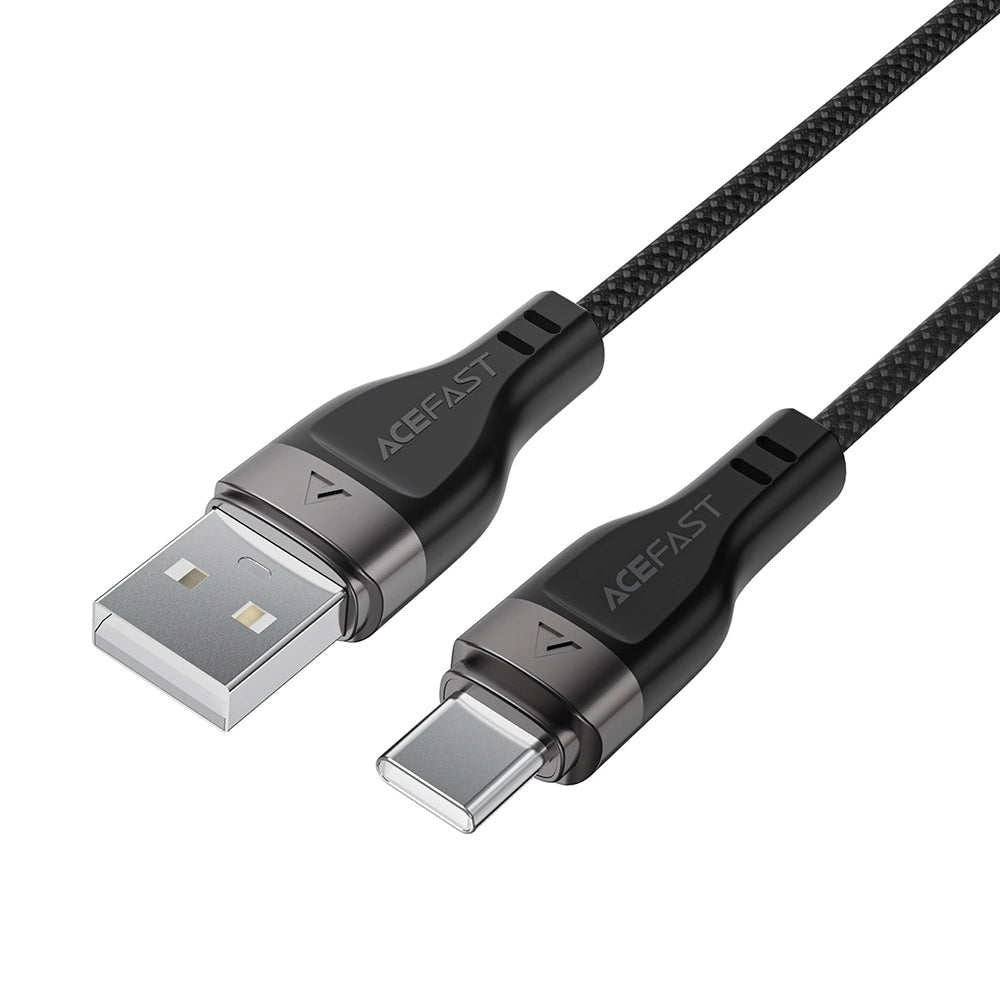 Câble de Données et de Charge USB-A - USB-C Acefast C11-04, 18W, 1.2m, Noir