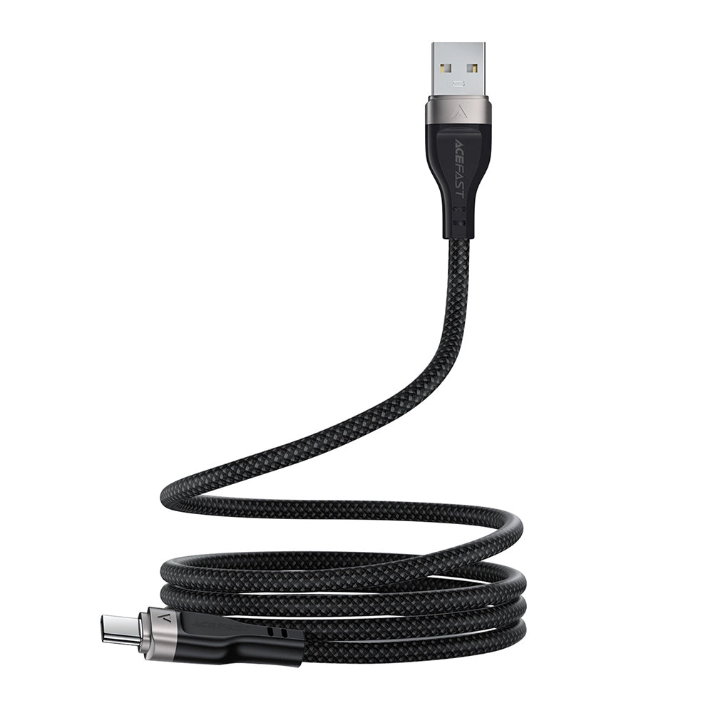 Câble de Données et de Charge USB-A - USB-C Acefast C11-04, 18W, 1.2m, Noir