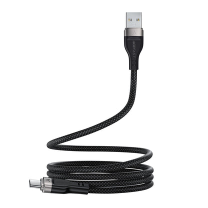 Câble de Données et de Charge USB-A - USB-C Acefast C11-04, 18W, 1.2m, Noir