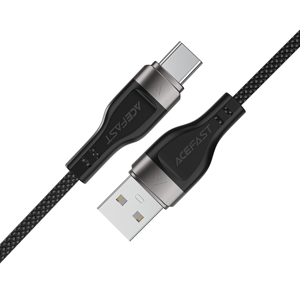 Câble de Données et de Charge USB-A - USB-C Acefast C11-04, 18W, 1.2m, Noir