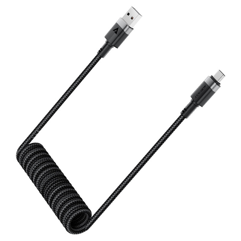 Câble de données et de charge USB-A - USB-C Acefast C14-04, 18W, 1.2m, Noir
