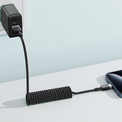 Câble de données et de charge USB-A - USB-C Acefast C14-04, 18W, 1.2m, Noir