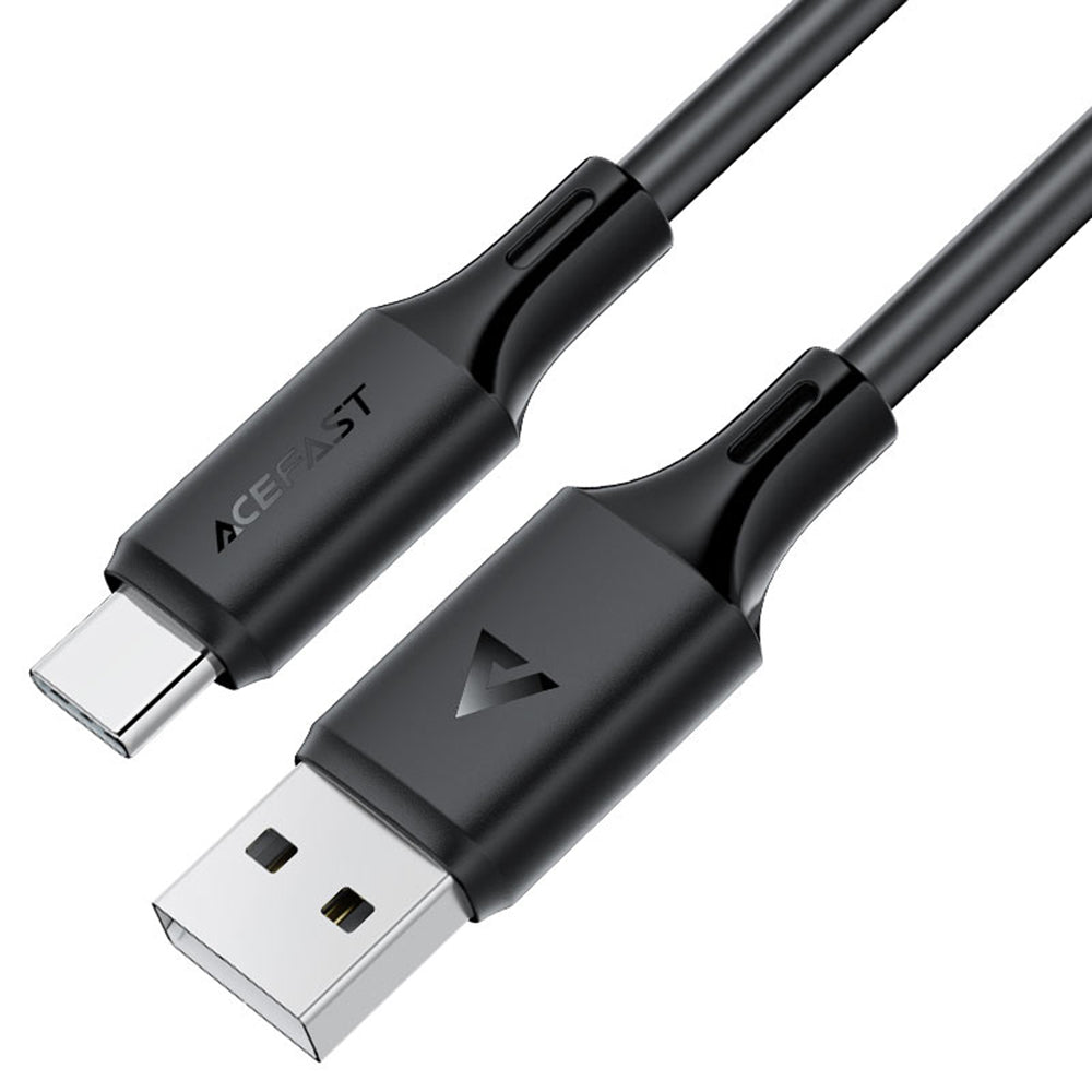 Câble de Données et de Charge USB-A - USB-C Acefast C17-04, 18W, 1.2m, Noir