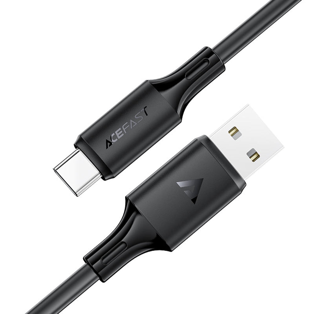 Câble de Données et de Charge USB-A - USB-C Acefast C17-04, 18W, 1.2m, Noir