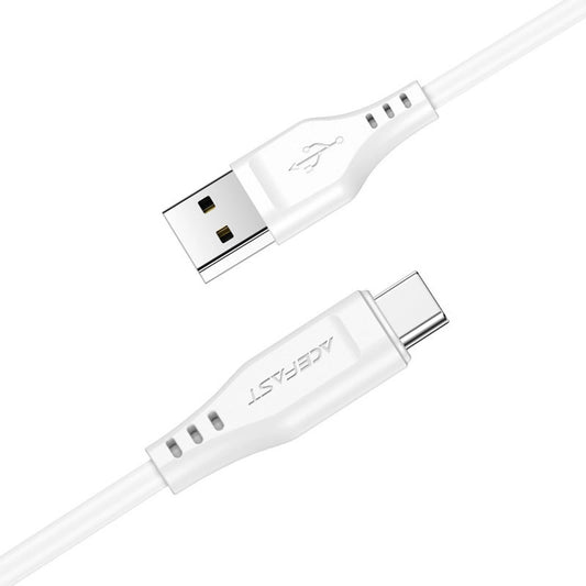 Cavo Dati e Ricarica USB-A - USB-C Acefast C3-03, 60W, 1.2m, Bianco