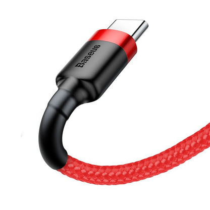 Cavo Dati e Ricarica USB-A - USB-C Baseus Cafule, 18W, 3m, Rosso CATKLF-U09