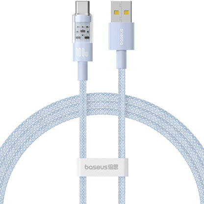 Daten- und Ladekabel USB-A - USB-C Baseus Gem, 100W, 2m, Blau P10373002311-01