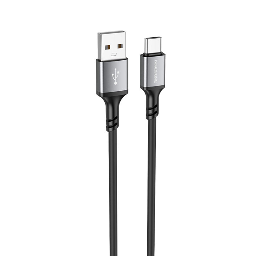 Daten- und Ladekabel USB-A - USB-C Borofone BX83, 18W, 1m, Schwarz