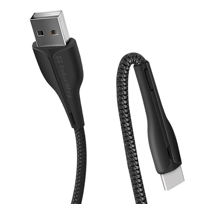 Câble de Données et de Charge USB-A - USB-C ColorWay CW-CBUC034, 18W, 1m, Noir