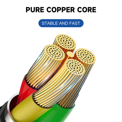 Câble de Données et de Charge USB-A - USB-C Lito LD13C, 18W, 1m, Noir