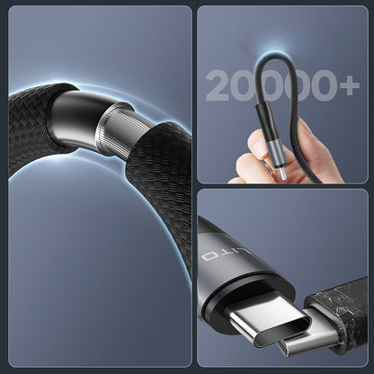 Daten- und Ladekabel USB-A - USB-C Lito LD23T, 18W, 1m, Grau