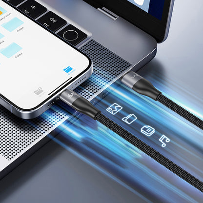 Daten- und Ladekabel USB-A - USB-C Lito LD23T, 18W, 1m, Grau