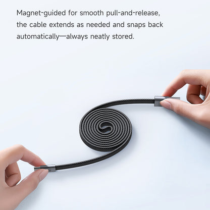USB-A to USB-C Data and Charging Cable McDodo CA-1200, 60W, 1m, Black