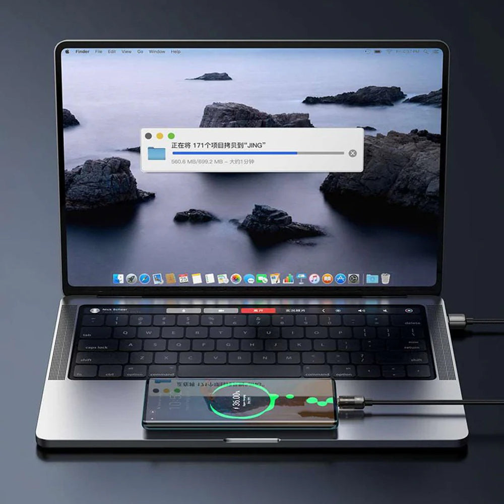 Câble de Données et de Charge USB-A - USB-C McDodo CA-3150 Auto Power Off, 100W, 1.2m, Noir