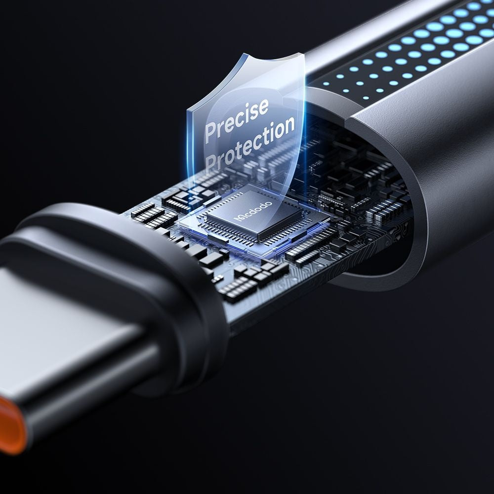 Daten- und Ladekabel USB-A - USB-C McDodo CA-5180, 100W, 1.2m, Schwarz