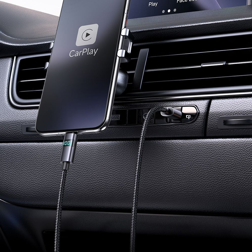 Daten- und Ladekabel USB-A - USB-C McDodo CA-6520 Display, 100W, 1.2m, Schwarz