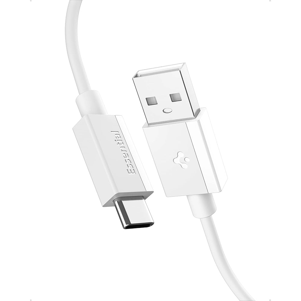 Câble de données et de charge USB-A - USB-C Spigen EB6015AC, 60W, 1,5m, Blanc ACA10413