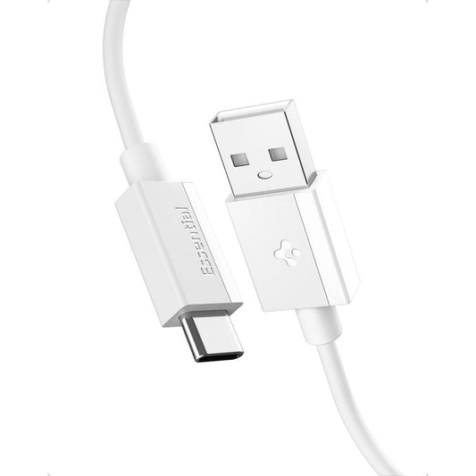 Daten- und Ladekabel USB-A - USB-C Spigen Essential, 60W, 2m, Weiß