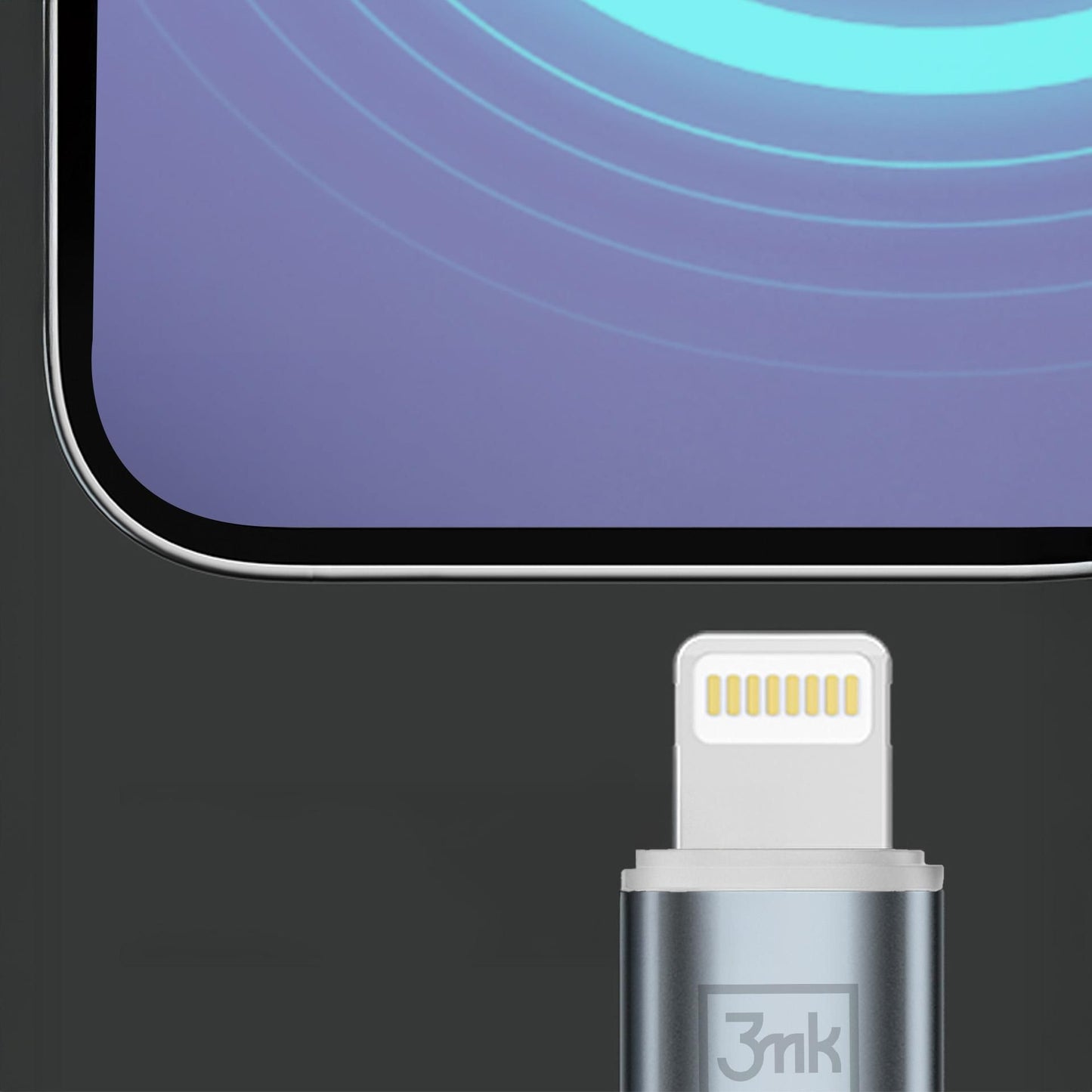 USB-C - Lightning Daten- und Ladekabel 3MK Hyper N, 27W, 1m, Weiß