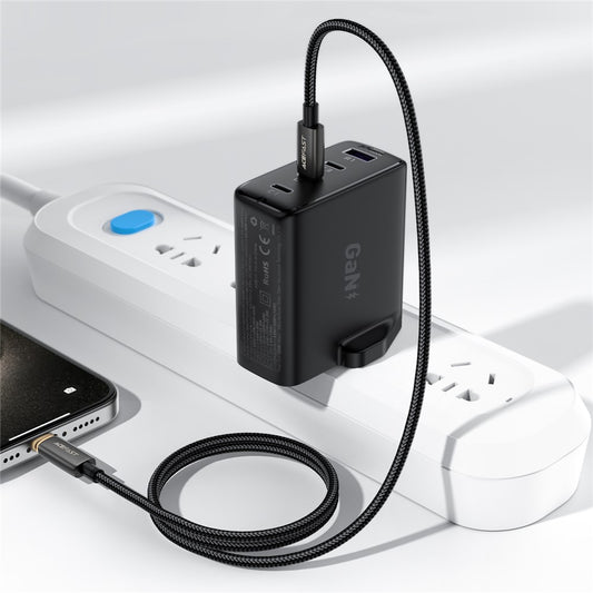 USB-C to Lightning Data and Charging Cable Acefast C23-01, 30W, 1.2m, Black