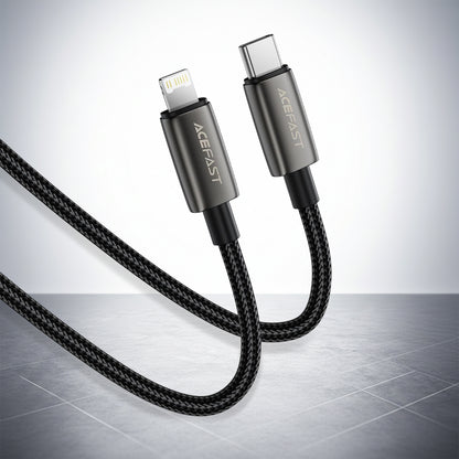 Cavo Dati e Ricarica USB-C - Lightning Acefast C23-01, 30W, 1.2m, Nero