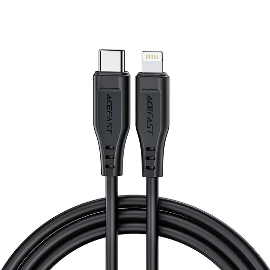 Cavo Dati e Ricarica USB-C - Lightning Acefast C3-01, 30W, 1.2m, Nero