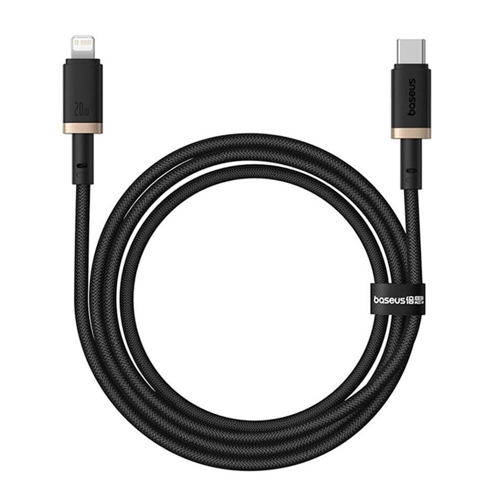 Câble de Données et de Charge USB-C - Lightning Baseus Dura Series, 20W, 1m, Or Noir P10377800U01-03