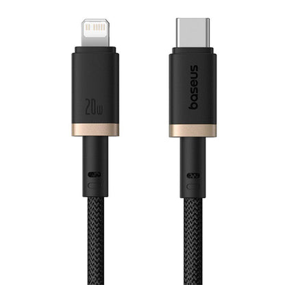 Cavo Dati e Ricarica USB-C - Lightning Baseus Dura Series, 20W, 2m, Oro Nero P10377800U01-02