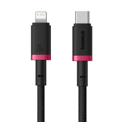 Cavo Dati e Ricarica USB-C - Lightning Baseus Dura Series, 20W, 2m, Rosso Nero E0420802