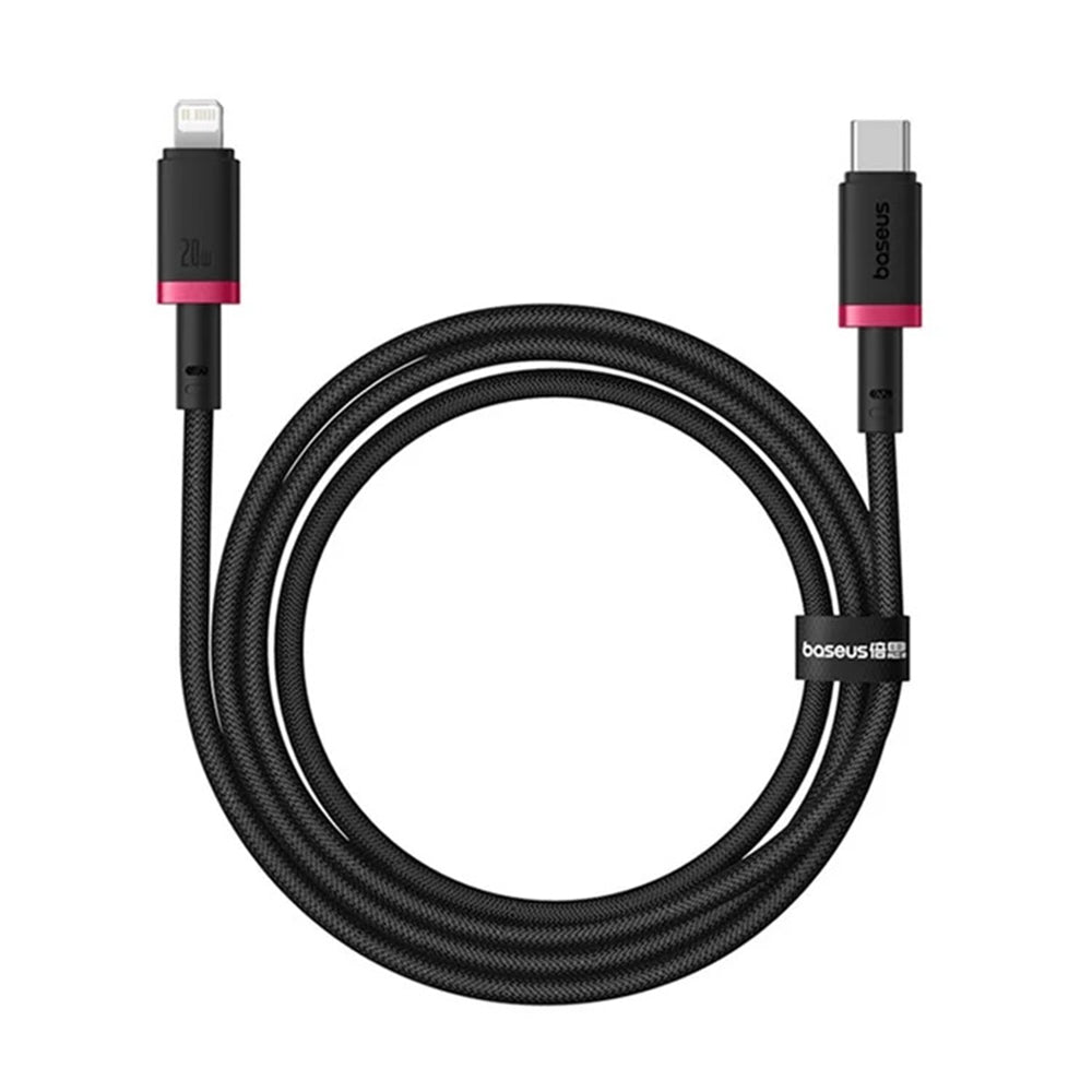 Cavo Dati e Ricarica USB-C - Lightning Baseus Dura Series, 20W, 2m, Rosso Nero E0420802