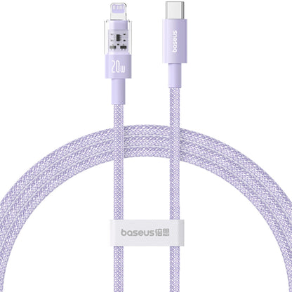 Cavo Dati e Ricarica USB-C - Lightning Baseus Gem, 20W, 1m, Viola P10373001511-00