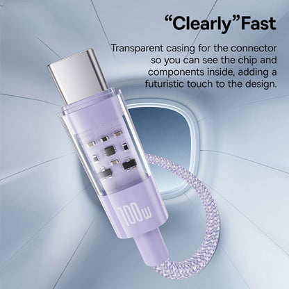 Cavo Dati e Ricarica USB-C - Lightning Baseus Gem, 20W, 1m, Viola P10373001511-00