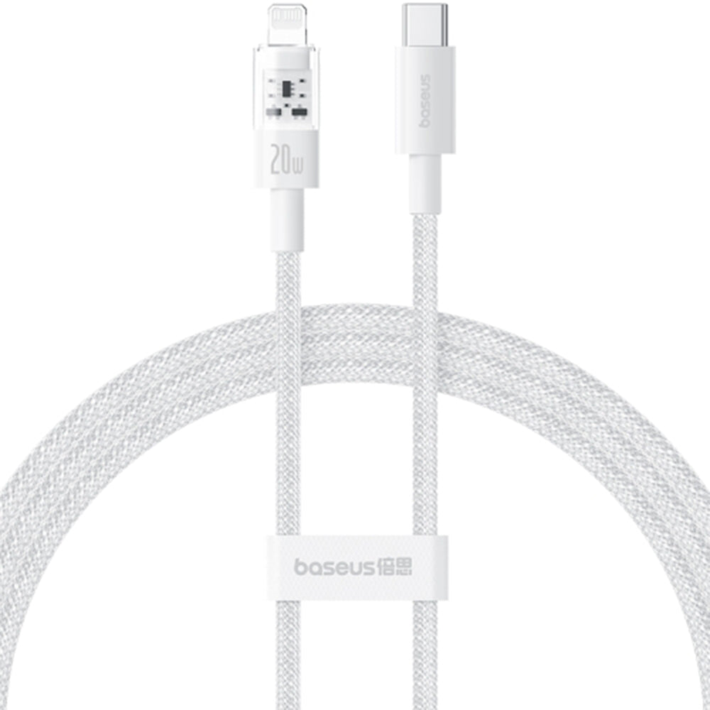 Cavo Dati e Ricarica USB-C - Lightning Baseus Gem, 20W, 2m, Bianco P10373001211-01