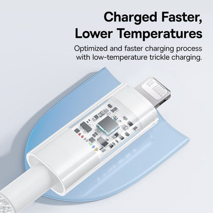 Cavo Dati e Ricarica USB-C - Lightning Baseus Gem, 20W, 2m, Bianco P10373001211-01