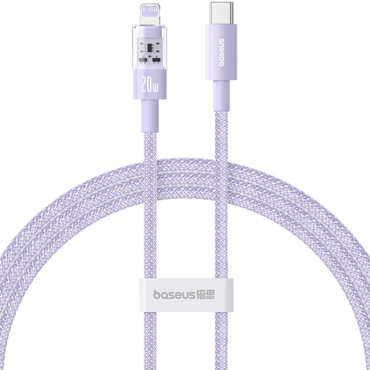 Cavo Dati e Ricarica USB-C - Lightning Baseus Gem, 20W, 2m, Viola P10373001511-01