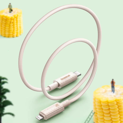 USB-C - Lightning Lade- und Datenkabel Baseus Habitat, 20W, 2m, Grün P10360201631-01