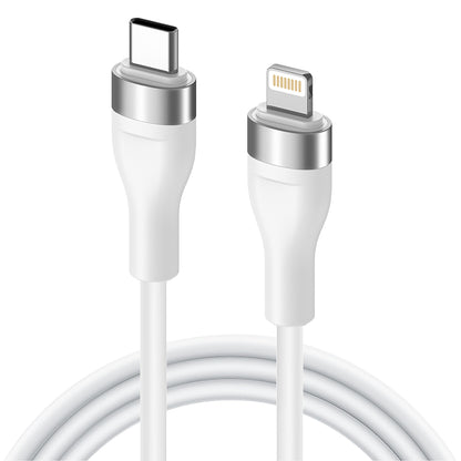 Câble de Données et de Charge USB-C - Lightning Lito LD02CL, 30W, 1.2m, Blanc