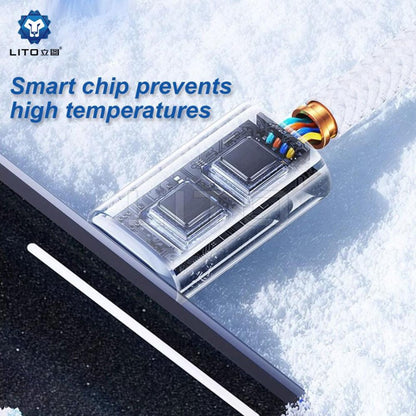 Câble de Données et de Charge USB-C - Lightning Lito LD04CL, 27W, 1m, Blanc