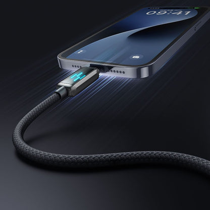 Daten- und Ladekabel USB-C - Lightning McDodo CA-2630 Display, 36W, 1.2m, Schwarz