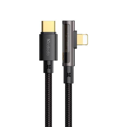 Cavo Dati e Ricarica USB-C - Lightning McDodo CA-3390 Angled, 36W, 1.2m, Nero