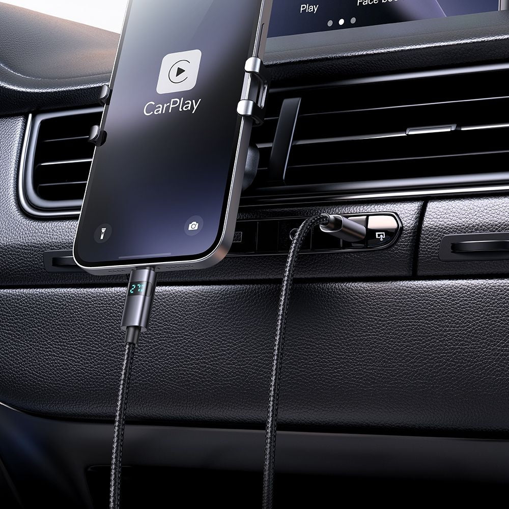 USB-C - Lightning Lade- und Datenkabel McDodo CA-6570 Display, 36W, 1.2m, Schwarz