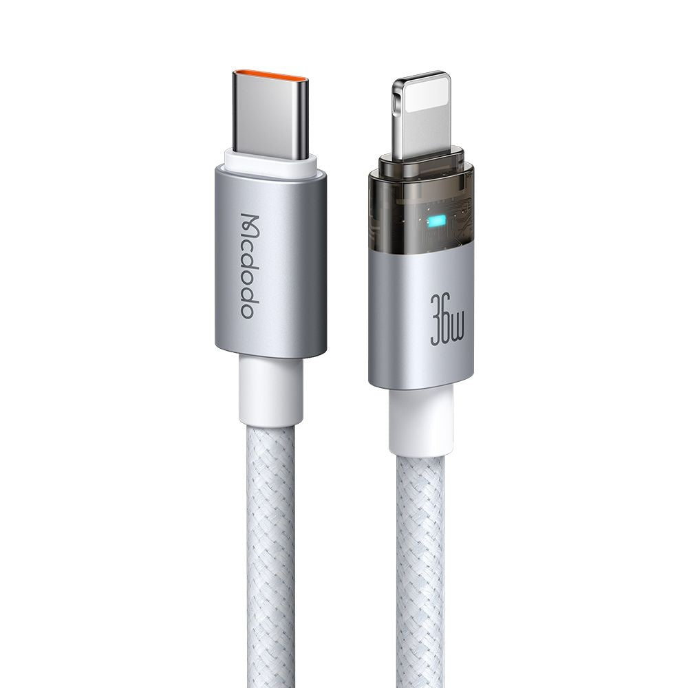 Daten- und Ladekabel USB-C - Lightning McDodo CA-6942, 36W, 1.2m, Weiß