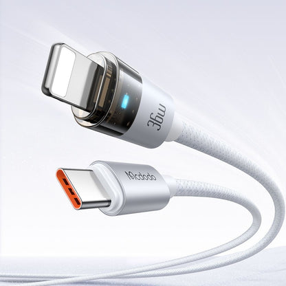 Daten- und Ladekabel USB-C - Lightning McDodo CA-6942, 36W, 1.2m, Weiß
